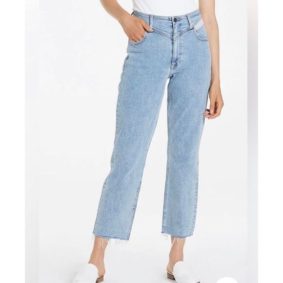 Dear John Denim Jodi Super High RiseCropped Straight‎ Jeans 30